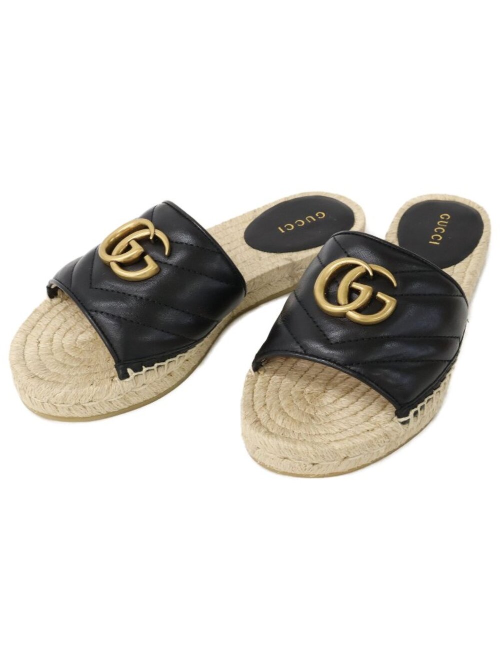 Gucci GG Marmont Espadrilles Sandals
